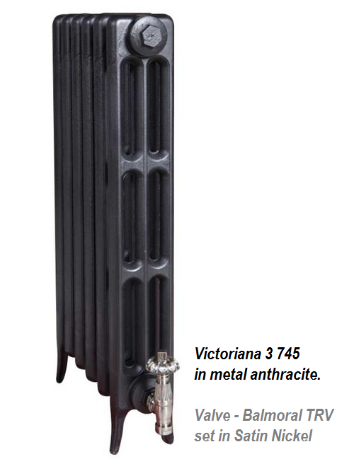 Victoriana 3 Cast Iron Radiator - 16 Section, 745H x 1016mm